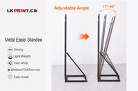 Heavy-Duty Foldable Metal Easel Standee