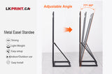 Heavy-Duty Foldable Metal Easel Standee